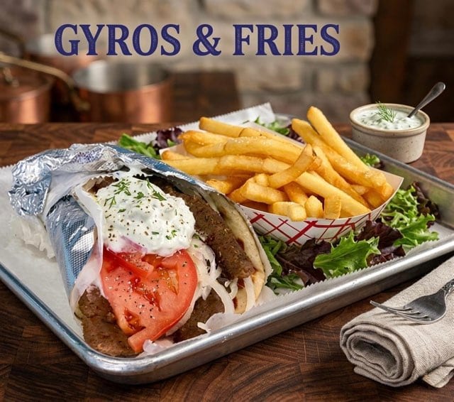 Gyro & Fries.